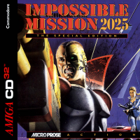 Impossible Mission 2025: The Special Edition PAL Amiga CD32 PAL box art